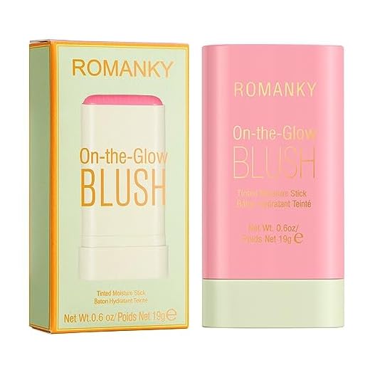 Blush Facial - Blush de maquiagem para o rosto | Eye Toner Stick Delicate Shimmer Powder Fine, Blush Stick Design para pele seca, oleosa, amarela, preta e branca Aferzov