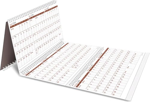 2026-2029 Yearly Wall Calendar by STRIVE ZEN, Quarterly Planner, Move a Page, Julian Date, January 2026 to December 2029, Thick Paper, Vertical, Rolling 12 months, 36