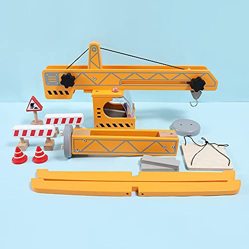 Hape Playscapes Crane Lift Playset| Construction Truck Vehicle Playset for Kids by Hape - Image 4