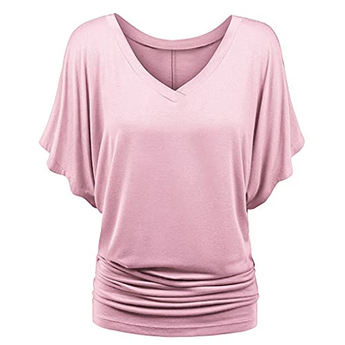 NNGOTD Satin Bluse Damen glänzend Damen Pullover Strickpullover V...