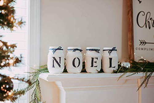 Elegant Blue and White Christmas Mantel Decor Gift Box Set for Enchanting Holiday Centerpieces