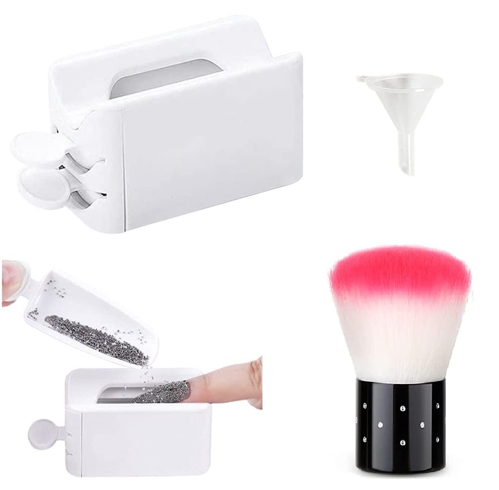 D.B.Z.® Dip Powder Recycling Tray System, Portable Nail Dipping Powder Storage Box, French DIY Nail Art Manicure Molding Case Container Tool-image-11