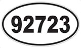 US Decal, Inc. Number 92723 Oval Sticker