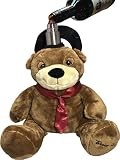 Boozy Bear Novelty Alcohol Drinking Gift – 750mL BPA Free Steel Bottle – Hidden Flask – Perfect Gag