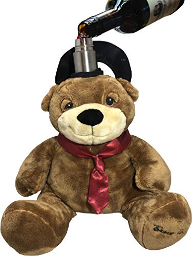 Boozy Bear Novelty Alcohol Drinking Gift – 750Ml Bpa Free Steel Bottle – Hidden Flask – Perfect Gag Gift – Ideal Present For Birthdays And Special Occasion – Great For Any Wine Lovers #TOP1