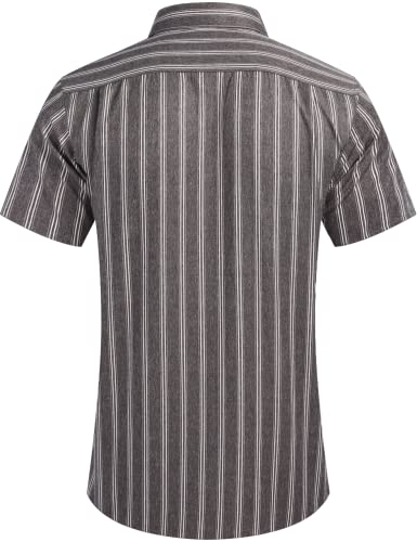 Coofandy Men's Linen Business Shirts Regular Plain Basic Slim Fit Designer Shirt #TOP3