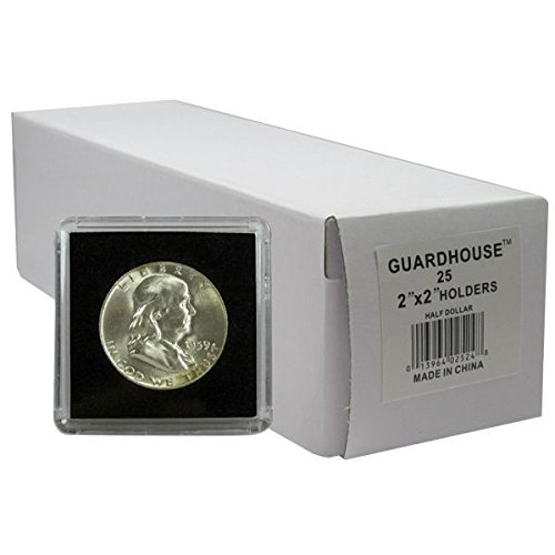 Guardhouse Tetra Snaplocks for HALF DOLLARS Pack of 25
