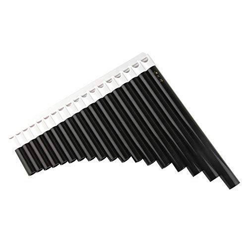 Wind Melody 18 Pipes Eco-Friendly Resin C Tone Pan Flute For Beginner, Easy Learning (White And Dark Brown)… #TOP2