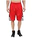 adidas Performance Men's Super Star 2.0 Shorts, Scarlet/Black/White, Medium