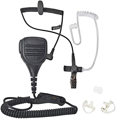HYS Walkie Talkie Speaker Microphone Multi Pin Shoulder Microphone Compatible with Motorola DP3400, DP3600, DP3401, DP3601, DP4400, DP4401 DP4600, DP4601, DP4800, DP4801