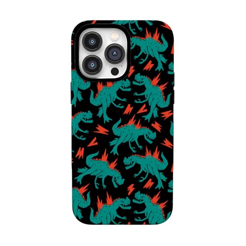 Casely iPhone 14 Pro Case | You're Dino-mite | Green Dinosaur | Bold Protective Design | Compatible with MagSafe