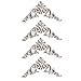 VOSAREA Drewniane rzeźbione narożniki drewno rzeźbione ornament szafa meble ściana narożnik dekoracja 4 sztuki