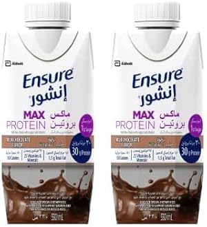 Ensure Max Protein Nutritional Shake Milk Chocolate - 330 ml (Pack of 2)
