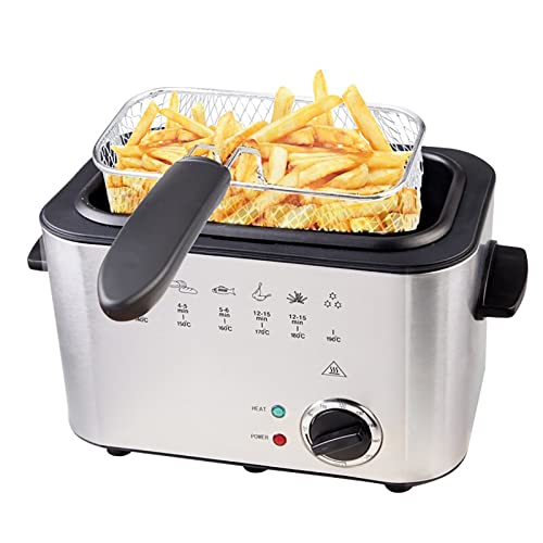 Friteuse compacte 1,5 L pour éviter les odeurs et simplifier le lavage