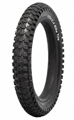 14x2.4 Copertone per Bicicletta, Gomma Tubeless Rinforzata ad Alta Resistenza,