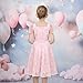 Girls Dress Peach Pink Floral Butterfly Fairy Wing Party Princess Size 6