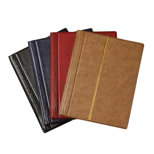 Machtiging Briefmarken-Sammelalbum Lederoptik 10 Seiten