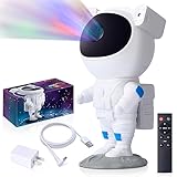 Mind-Glowing Astronaut Projector - Galaxy Star Projector for Bedroom - Night Light for Kids - Christmas Gifts Ideas for 3-9 Year Old Boys - Nebula Projector Lamp for Cool Space Decor