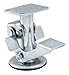 Albion 16LF0580 16 Series Floor Lock, 5" Caster Wheel Diameter, 6-1/2" Caster Height, 3/4" Retracted Clearance, 4-1/2" Length x 4" Width Base Plate