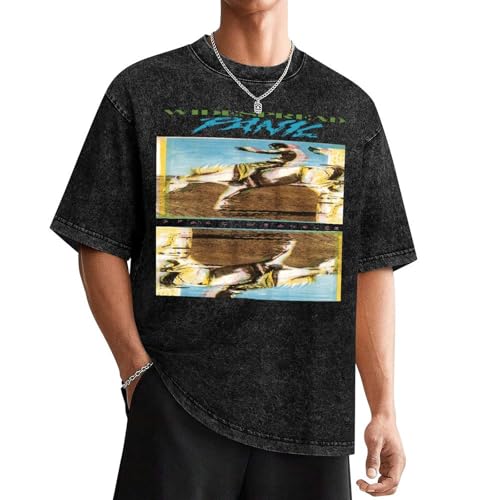 Mens Womens Vintage Oversized Short Sleeve T Shirts Funny Drop Shoulder Tee Tops4