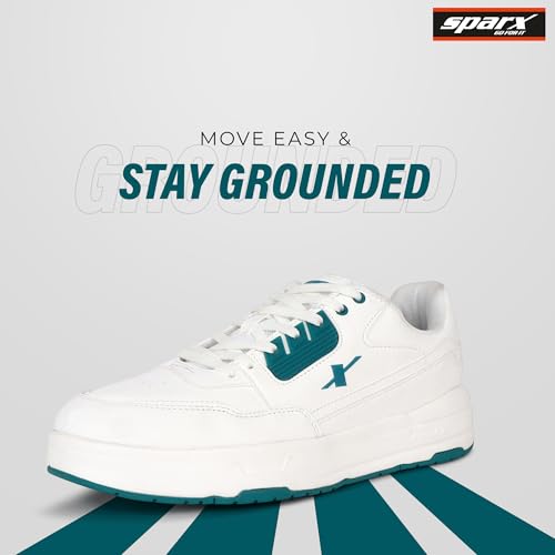 Image of SPARX Casual Sneakers for Men - Trendy Lace-Up Shoes with Soft Cushioning, Lightweight Comfort, Durable Sole & Everyday Fashion Wear