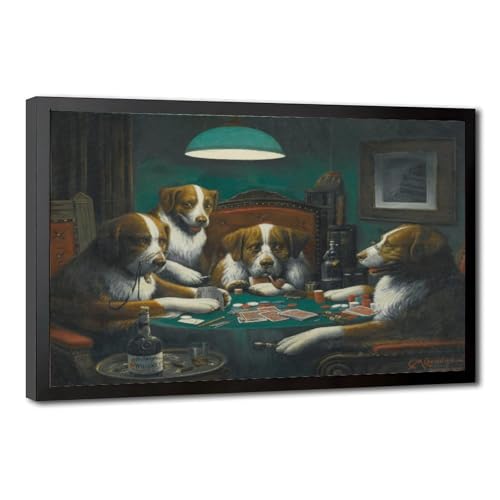 Tableau Dogs Playing Poker Coolidge rompez la monotonie de votre bureau avec cette toile