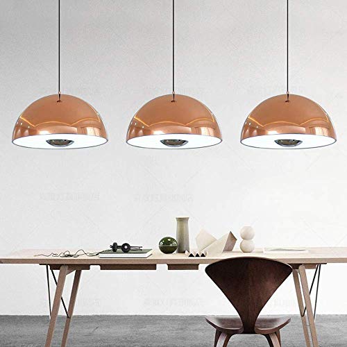 Lámpara Colgante de techo rústica de 30cm para resolver la falta de luz en mesas de comedor 5