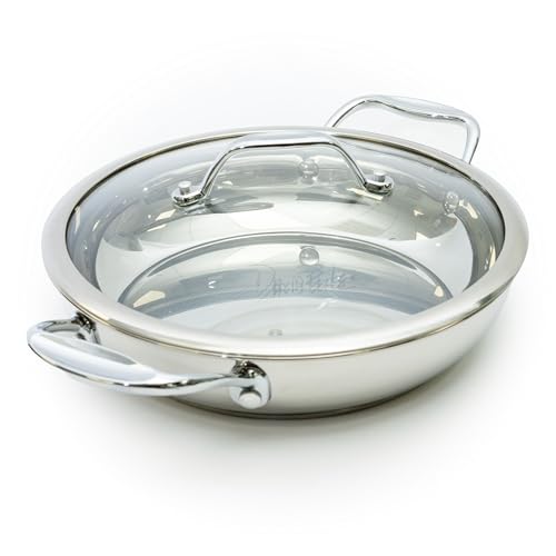 Comparison: Best David Burke Stainless Steel Sauce Pan 10 David Burke Splendor Series Heavy Gauge Stainless Steel 9.5" Everyday pan with Lid