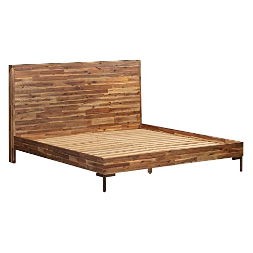 Tov Furniture Bushwick Collection Acacia Wood Bed, King, Brown, Tov-B7051 #TOP5