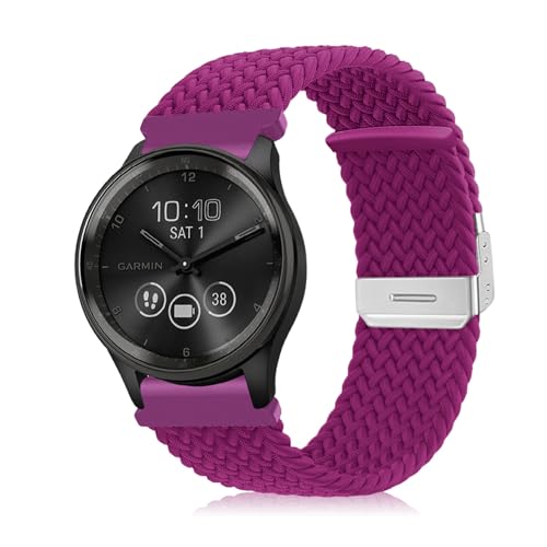 Niboow 20mm Strap for Garmin Venu Sq 2/Venu Sq 2 Music/Venu Sq/Venu Sq Music/Venu 2 Plus