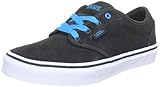  Vans Y ATWOOD (SUEDE)RAVEN/HA - Zapatillas de cuero infantil, Negro (Noir (Suede/Raven/Ha)), 34