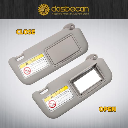 Dasbecan Left & Right Sun Visor Compatible with Toyota Corolla 2014-2018 by Dasbecan - Used condition - Image 8