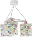 Produktbild Dalber kinder Hängelampe 3-Leuchten Secrets Grau Rosa, Kunststoff, 60 W, bunt