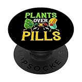 Planta de Medicina Natural Herbolario Natural Saludable PopSockets PopGrip Intercambiable