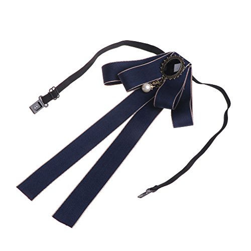 ZORESCOLEO Damenkrawatte mit Schleife und Schleife für Hemd, Krawatte, vorgebundenes Band, Zubehör für Weihnachtskleidung, Farbe 1, as the pic show, Farbe 1, as the pic show