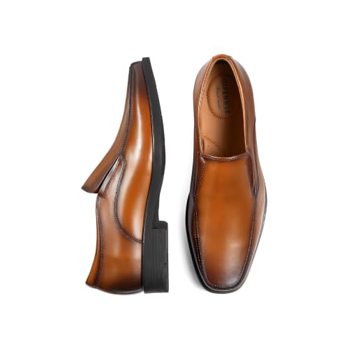 Image of GIFENNSE Mens Loafers Leather Slip-on Dress Shoes