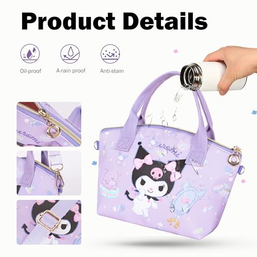 Bolso Tote de diseño caricatura para mujer y niña miniatura 5