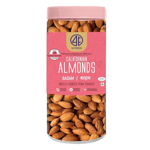 Image of 41 Foods Premium Almonds | Badam | 100g