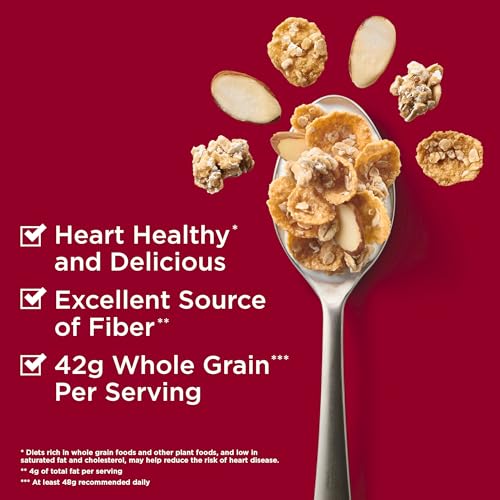 General Mills Oatmeal Crisp Heart Healthy Cereal, High Fiber Cereal Made With Whole Grain thumb #4