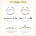 8 Pcs Fashion Accessories -Vintage Sweater Clips Scarf Ring Clip -Shirt/Dress/Ties/Sweater/Shawl Clips Pearl Brooch Pins -Brooches for Women Circle Clip Decoration (C)