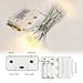 koopower 36ft 100 Led Battery Fairy Lights with Timer on Waterproof String, 36ft Clear Wire, Remote (Timer, Dimmable, 8 Modes), Warm White
