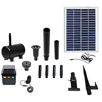 Algopix Similar Product 14 - Sunnydaze 132 GPH Outdoor Solar Pump