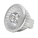 MR16 LED Bulbs MR16 3W LED Warm White Light Bulbs GU5.3 MR16 LED Bulbs 12V 3W LED Spotlight Bulbs for for Landscape Recessed Track Lighting,20W Halogen Equivalent,Pack of 10