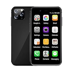 Small Mini Mobile Phones 3G Dual SIM Android Unlocked Phone,2GB+32GB, 3.0”HD Display, 1100mAh Battery, 2MP+5MP Camera,Android 8.1 Student Mini SmartPhone