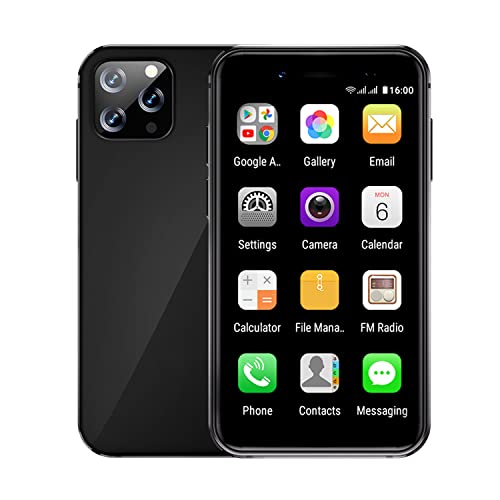 Small Mini Mobile Phones 3G Dual SIM Android Unlocked Phone,2GB+32GB, 3.0”HD Display, 1100mAh Battery, 2MP+5MP Camera,Android 8.1 Student Mini SmartPhone