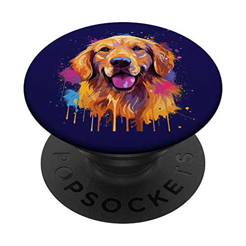 Golden Retriever Dog Pet Art Portrait Goldie Dog Mom Graphic