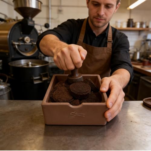 Cubo de basura de 1.5 L de café para encimera de cocina o barra de bar 7