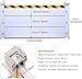 Flood Protection Baffle,Flood Protection Barrier, Outside Yard Driveway Flooding Protection Panels, Dam Flood Proof Baffle Plate Reusable with Complete Kit for Street/Garage/House/Yards ,(L 160cm(5.2f