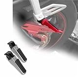 Este reposapiés para motocicletas es muy fácil de instalar y quitar.