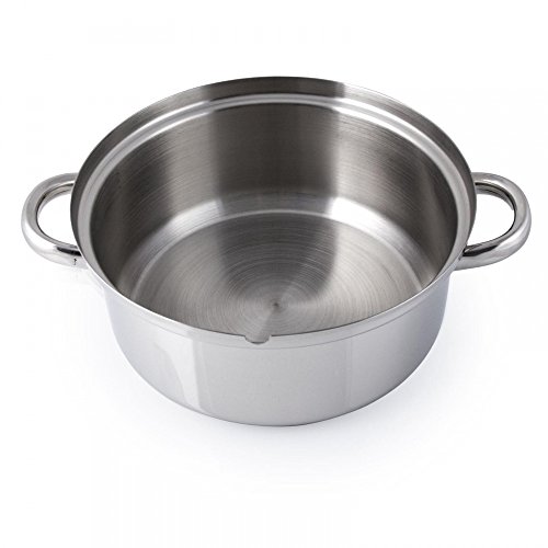 Grafner 8,5 Liter Dampfentsafter | Ø26cm | Induktionsgeeignet | Edelstahl | Ablasshahn | Fruchttopf Entsafter Obstpresse Obst Gemüse entsaften - 6